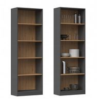 REGAŁ 60CM SZAFKA R60 KSIĄŻKI ANTRACYT DĄB ARTISAN