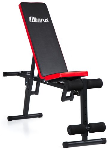 Ławka do Ćwiczeń Ławeczka Treningowa Regulowana Składana Skośna Abarqs LW-140 na Arena.pl