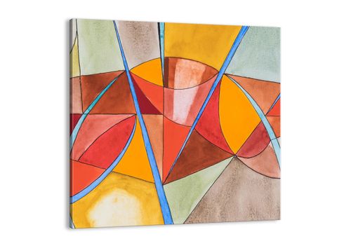 Obraz Na Płótnie - Kompozycja Figury - 60X60 Cm - Ac60X60-3960 na Arena.pl