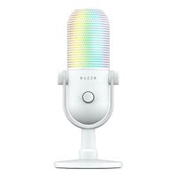 razer seiren v3 chroma gaming microphone- white