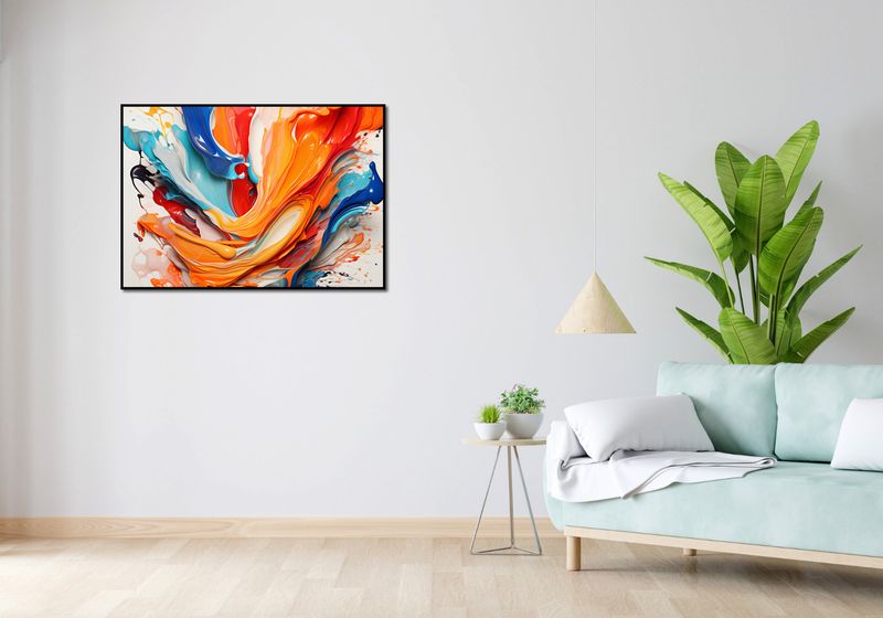 Plakat 100x70cm Taneczne Fale zdjęcie 4