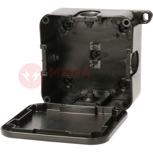 Puszka czarna nt IP44 4-wkręty pusta 064-05 ViPlast na Arena.pl