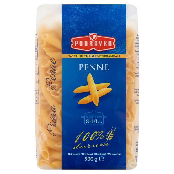 Podravka Makaron pióra penne 500 g zdjęcie 1