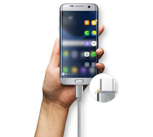 Kabel Micro USB 2m Ładowarka Nylon Wysoka Jakość na Arena.pl