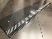 Czarne MARMUROWE płytki schodowe polerowane 120x30