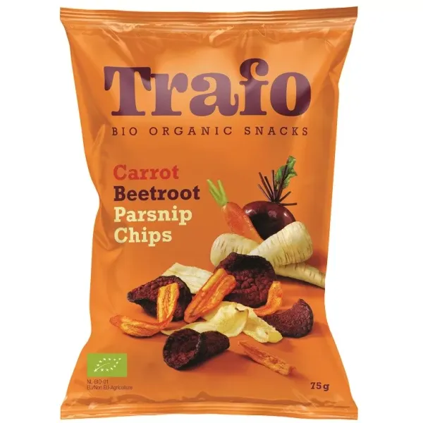 Chipsy Warzywne Pieczone BIO 75 g - Trafo zdjęcie 1