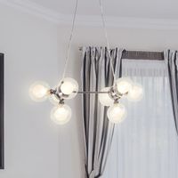 LAMPA wisząca BRIELLA 2624 Rabalux szklana OPRAWA zwis kule balls molekuły przezroczyste