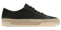 Clarks Półbuty damskie - Hidi Holly - rozmiar 37 - czarne, skóra nubukowa