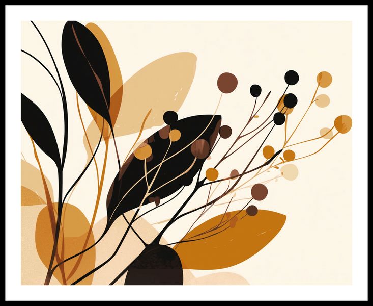 Plakat 76x60,5cm Jesienne Sylwety zdjęcie 3