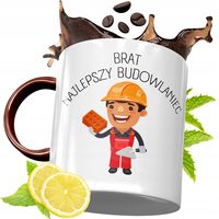 Kubek Bordowy Dla Brata Na Urodziny Prezent Z Nadrukiem Ze Zdjęciem