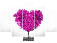 OBRAZ TREE OF LOVE MIŁOŚĆ SERCE PRZYRODA