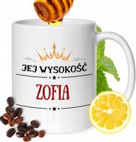 Kubek Dla Zofii Koleżanki Przyjaciółki Żony Prezent Z Nadrukiem Biały 330Ml