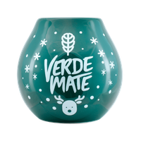 Tykwa Ceramiczna z logo Verde Mate - Winter Time 350 ml