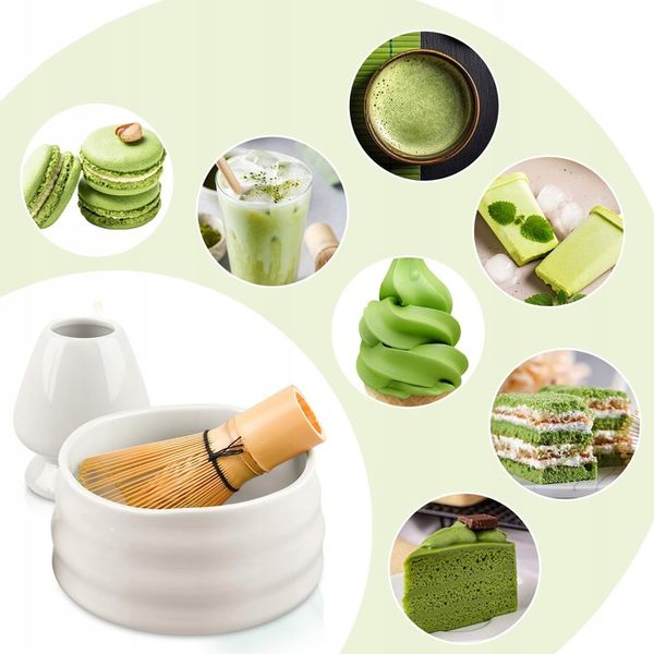 ZESTAW 5 DO CEREMONII MATCHA ZESTAW DO HERBATY MATCHA TRZEPACZKA DO MATCHY zdjęcie 13