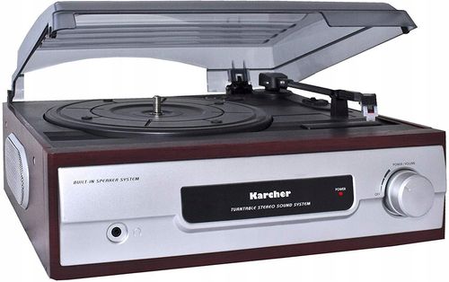 Gramofon stereo Karcher AG KA 8050 brązowo-srebrny HIT! na Arena.pl
