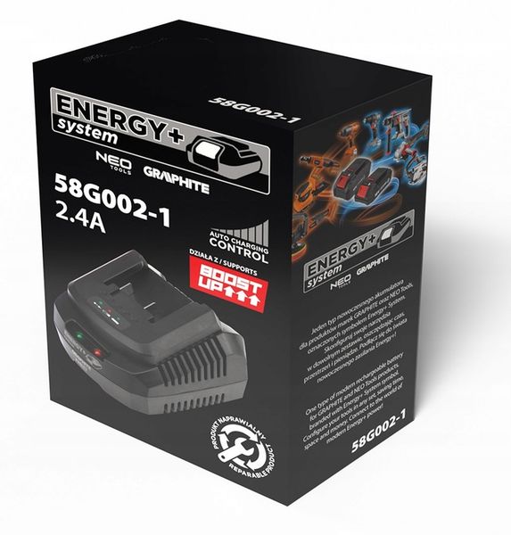 Ładowarka do Akumulatorów Baterii Energy+ Nowość - GRAPHITE NEO TOOLS zdjęcie 12