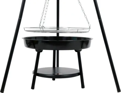 GRILL WISZĄCY OGRODOWY PALENISKO TRÓJNÓG OGNISKO na Arena.pl
