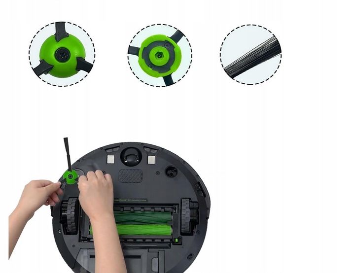 5xSZCZOTKI BOCZNE DO iROBOT ROOMBA E4 E5 E6 E7 I3 I4 I5 I6 I7 I8 J7+ COMBO zdjęcie 3