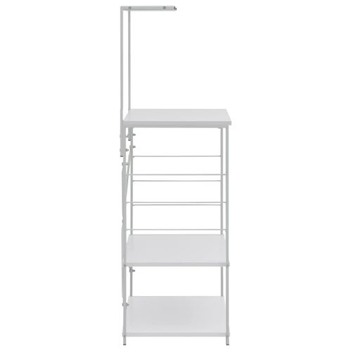 Szafka na mikrofalówkę, biała, 60x39,6x123 cm na Arena.pl