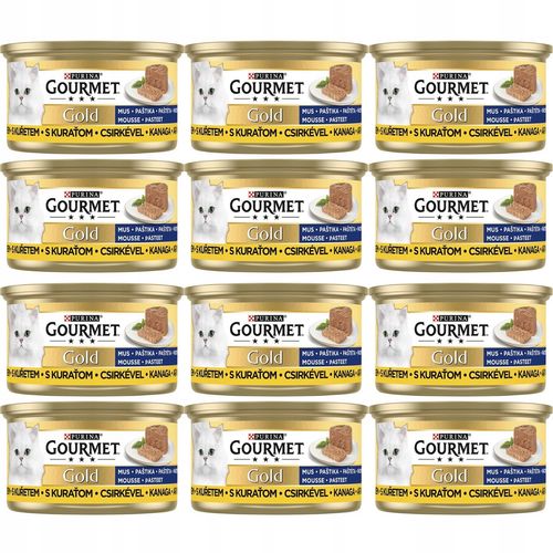 Gourmet Gold Karma dla kotów mus z kurczakiem 85 g na Arena.pl