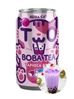 Bubble tea napój w puszce o smaku milk taro z kulkami tapioki Boba Cat 320ml