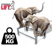 Podpora Stojak pompy ciepła klimatyz. 500kg SL500X 8x WIBROIZOLACJA!