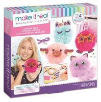 MAKE IT REAL zestaw kreatywny do tworzenia Puszystych Breloczków