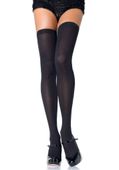 Nylon Thigh Highs Black