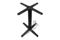 NOGA STOŁU P02 - STANDARDOWA Z KRZYŻAKIEM CZTERY ŁAPKI GŁADKIE PODSTAWA STÓŁ ŻELIWNA