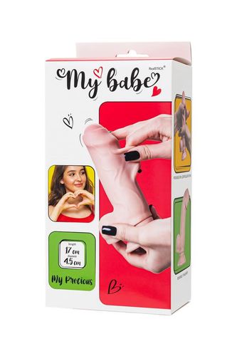 Dildo My babe by RealStick My Precious, flesh,TPE, 17cm na Arena.pl