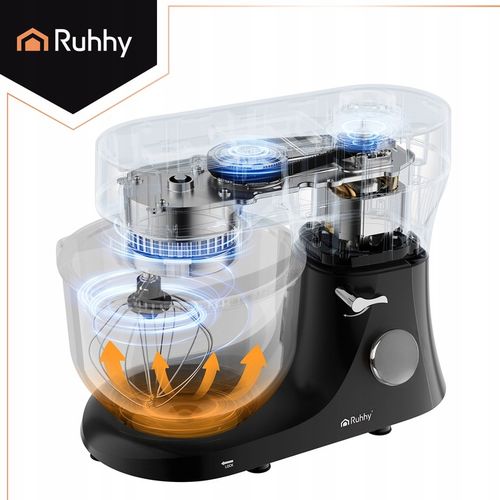 Robot Kuchenny Planetarny z Podgrzewaną Misą 5,7L Ruhhy Mikser do na Arena.pl