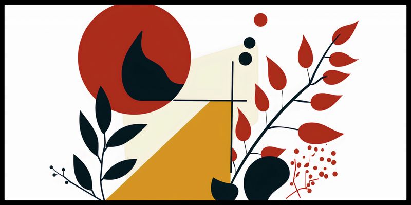 Plakat 91,3x44,5cm Ogień i Flora zdjęcie 2