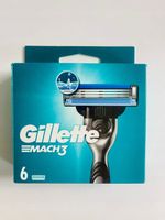 Gillette MACH 3 Ostrza Żyletki nożyki wymienne do golenia 6 szt