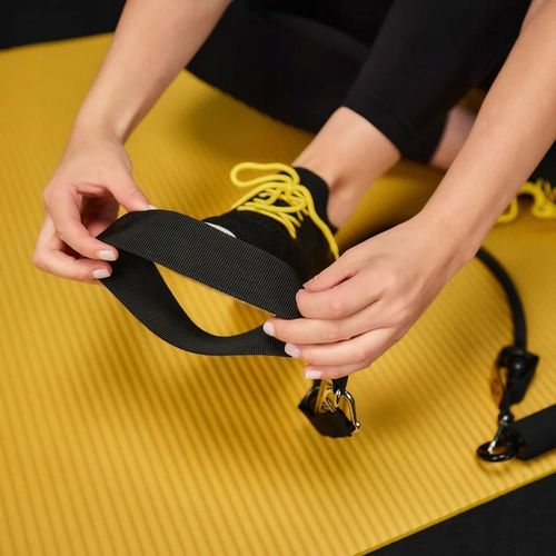 Drążek do ćwiczeń pilatesu kij 4x gumy oporowe ekspandery + etui Trex na Arena.pl