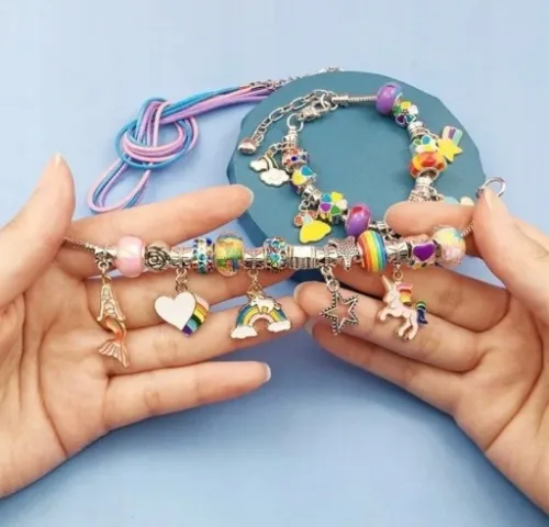 ZESTAW DO ROBIENIA BRANSOLETEK NASZYJNIKÓW PREZENT na Arena.pl