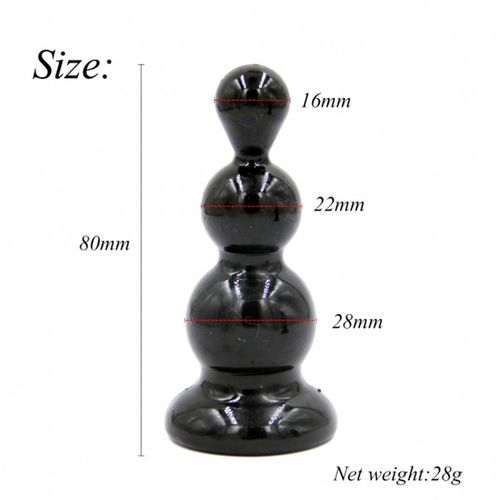 Rocket Drill 3,2 Inch Black  Anal Plug 3,2 Inch / 8 Cm na Arena.pl