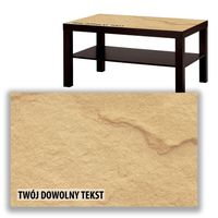 BLAT SZKLANY IKEA LACK Piasek z Twoim napisem 90x55cm 040a