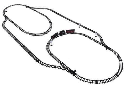 Mega Kolejka Z Pociągami Z Funkcją Dymu, Świateł I Dźwięku na Arena.pl