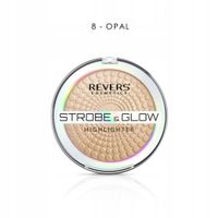 revers strobe & glow 08 złoty rozświetlacz w pudrze prasowanym