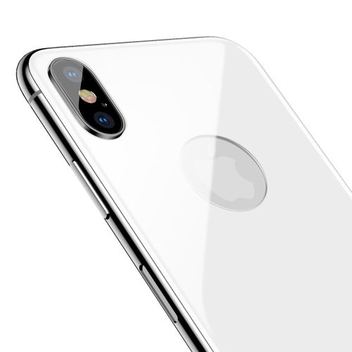 Szkło hartowane 4D tył Baseus ALLcoverage Iphone X białe na Arena.pl
