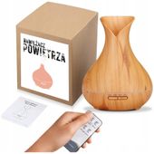 NAWILŻACZ POWIETRZA DYFUZOR ZAPACHOWY LED AROMATERAPIA LAMPKA 300ML+ PILOT