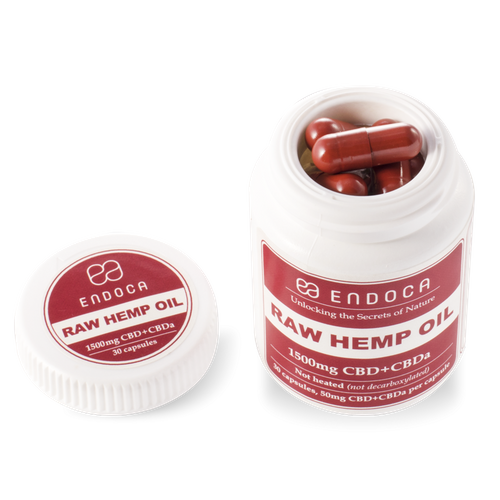 Kapsułki Konopne CBD+CBDa 15% (1500mg) - ENDOCA na Arena.pl