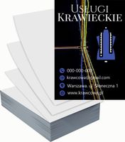 Ulotki A5 reklamowe firmowe 1000szt projekt w cenie USŁUGI KRAWIECKIE