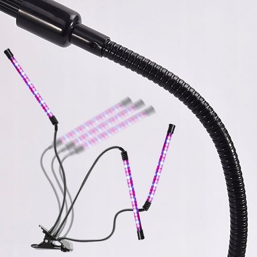 LAMPA DO WZROSTU UPRAWY ROŚLIN LED GROW LIGHT TIMER 9 POZIOMÓW ŚWIECENIA na Arena.pl