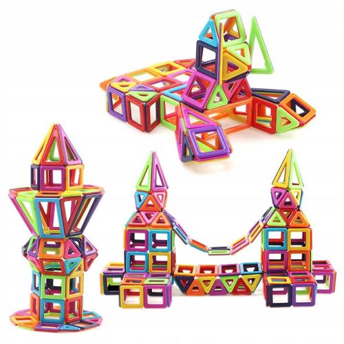 KLOCKI MAGNETYCZNE PANELE KONSTRUKCYJNE 128 EL na Arena.pl