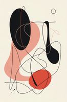 Plakat 53x81cm Wibracje Abstrakcji