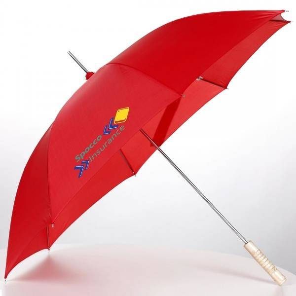 Parasol automatyczny LE MANS Czerwony zdjęcie 3