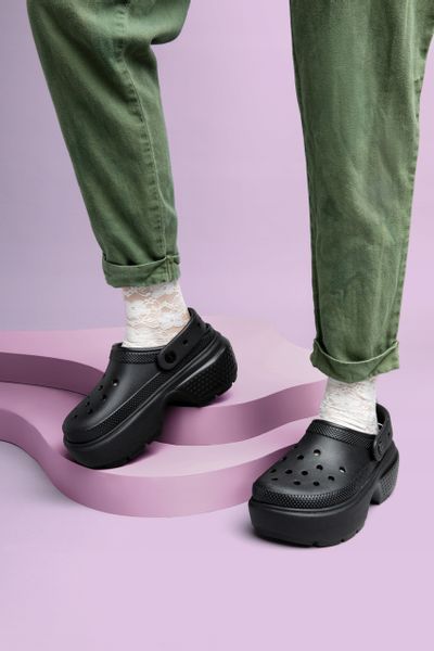 Damskie Buty Chodaki Klapki Platforma Crocs Stomp 209347 Clog 41-42 zdjęcie 7