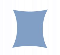 Żagiel przeciwsłoneczny daszek zacieniacz 2x4 ciemny niebieski