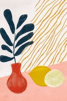 Plakat 61x91,5cm Wazon Minimalistyczny , Wnętrza Styl Skandynawski, Boho